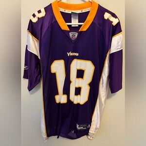 Sidney Rice Minnesota Vikings, Reebok NFL jersey, size large.